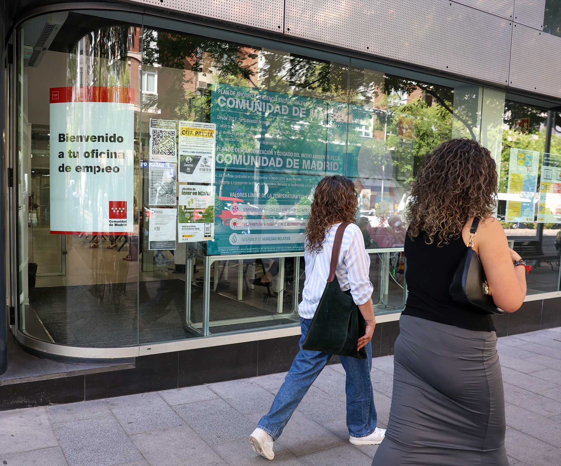 Una oficina del Servicio Público de Empleo Estatal, en Madrid. Foto: Marta Fernández / Europa Press
