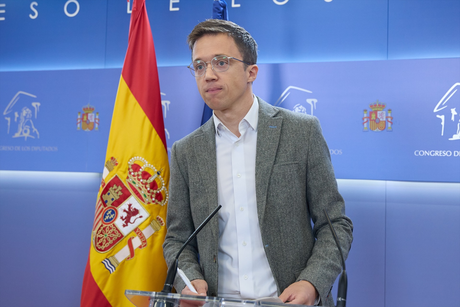 El exportavoz de Sumar, Iñigo Errejón. Foto: Jesús Hellín / Europa Press