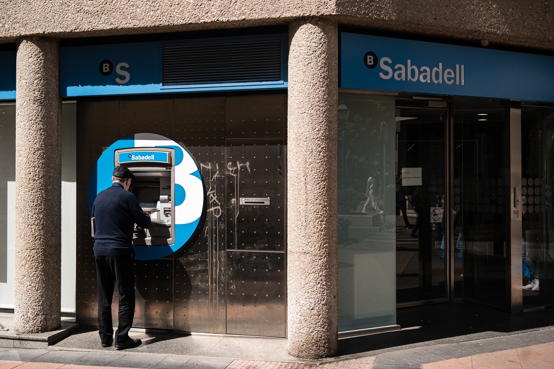 Un cajero de Sabadell.