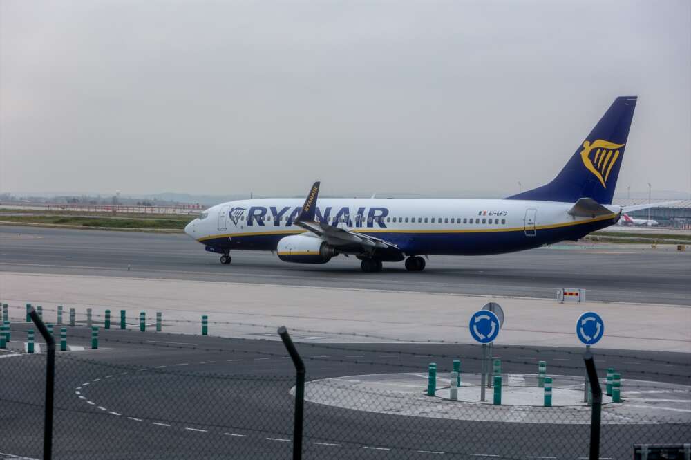 Un avión de la aerolínea 'low cost' Ryanair.