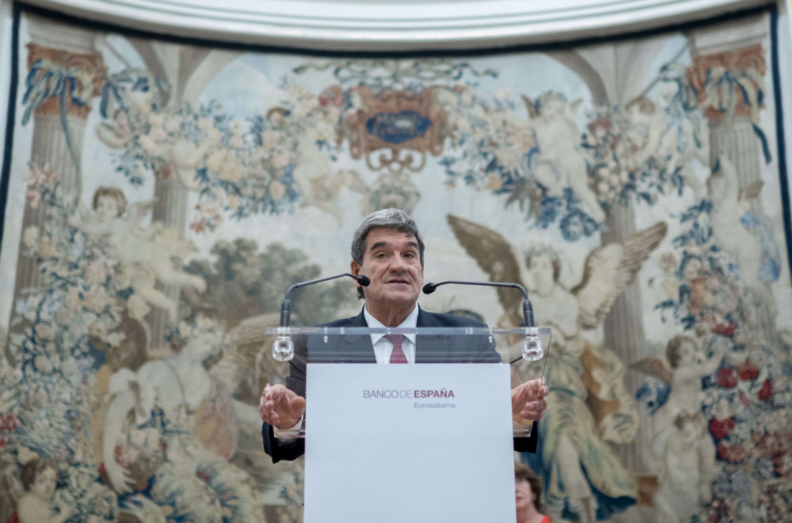 El gobernador del Banco de España, José Luis Escrivá, en su toma de posesión. Alberto Ortega / Europa Press
