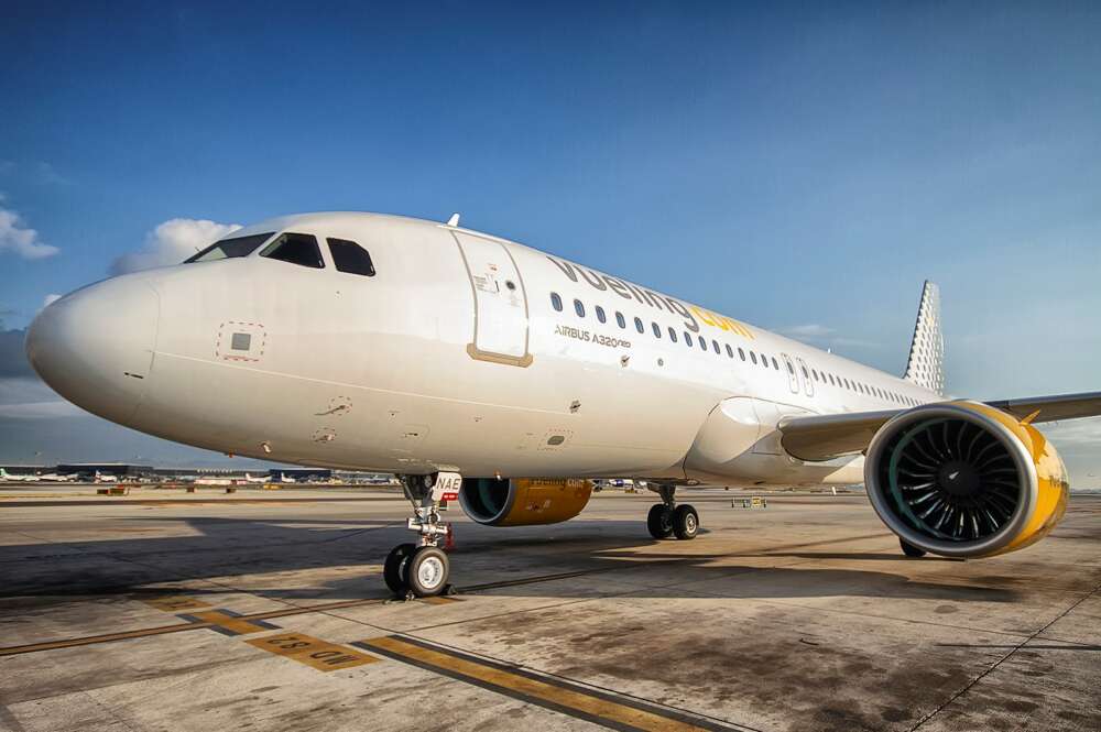 Un avión de Vueling.