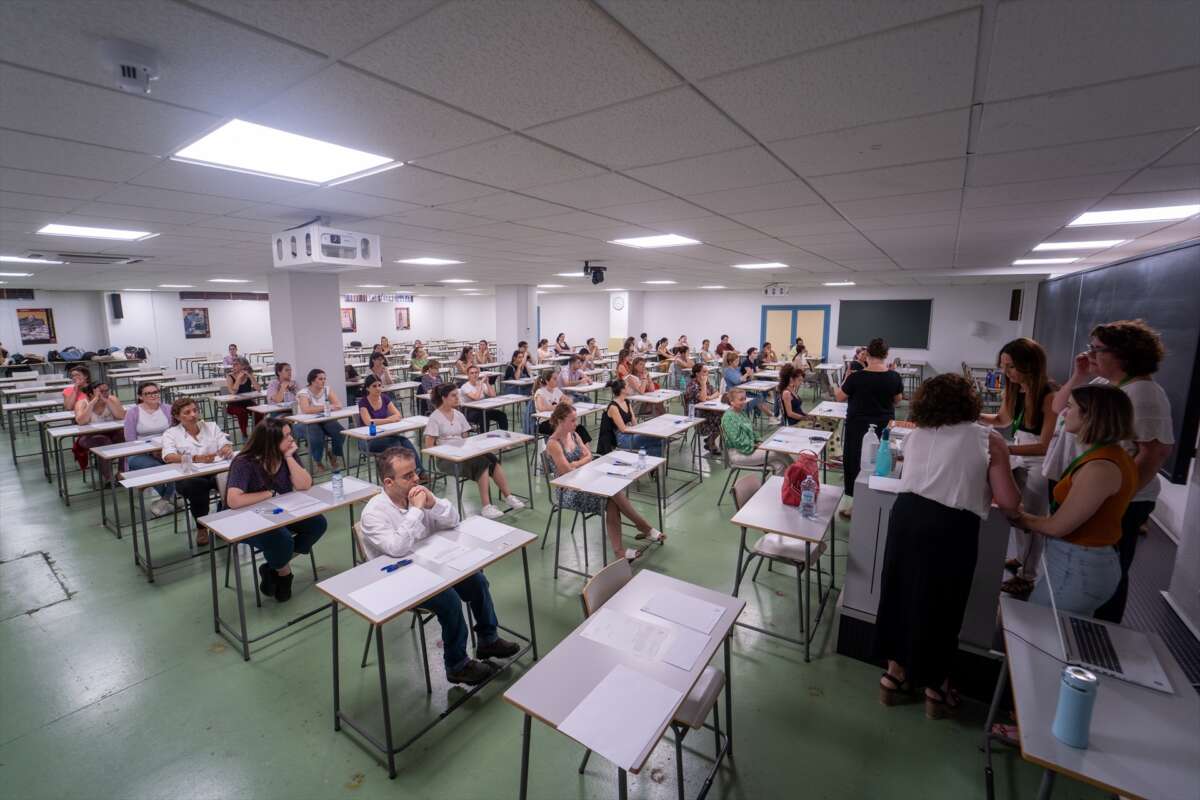 Aula de oposiciones.