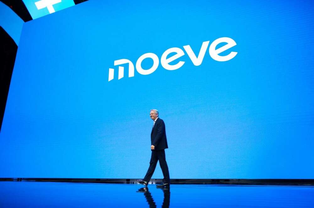 El consejero delegado de Moeve, Maarten Wetselaar, en la presentación de la nueva marca