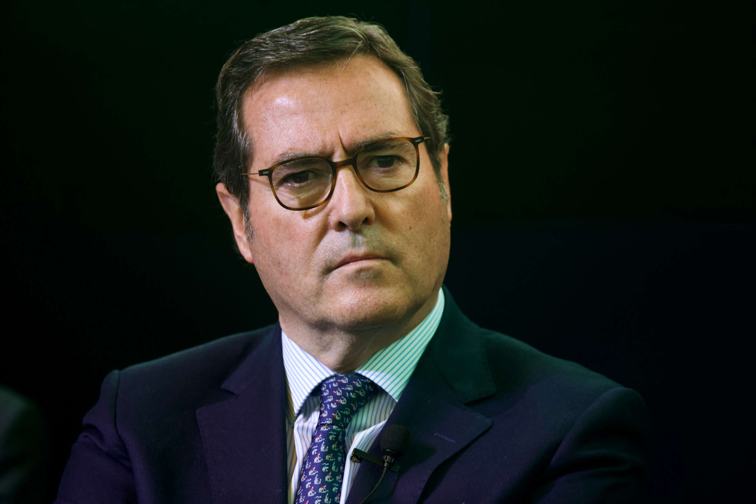 El presidente de la CEOE, Antonio Garamendi. Foto: Europa Press.