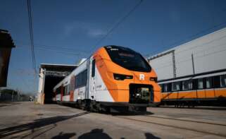 Un nuevo tren de Rodalies en la fábrica de Alstom. Foto: Europa Press.