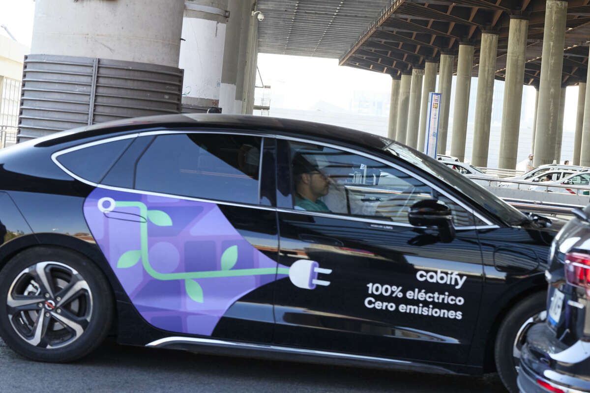 Un vehículo de Cabify. Foto: Europa Press.