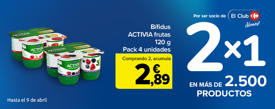 Una de las ofertas publicadas en la página web de Carrefour. Foto: Carrefour.