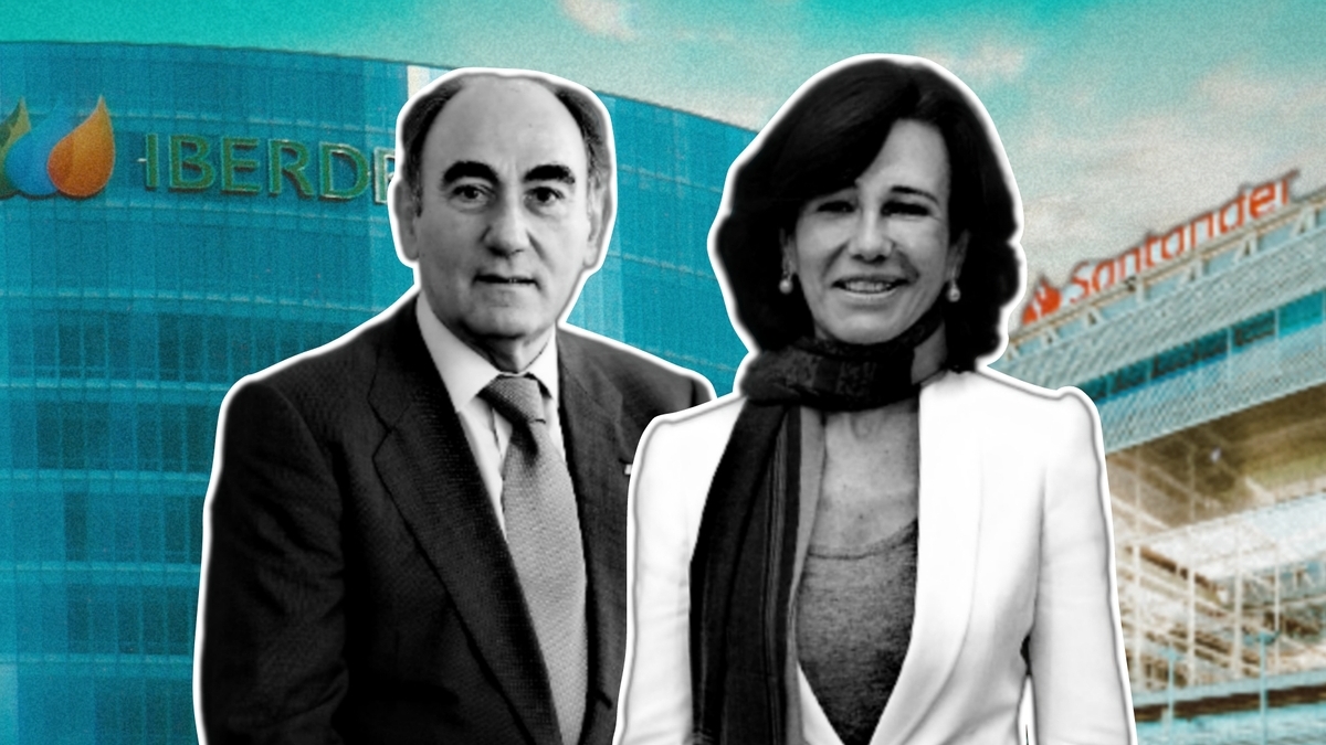 Ignacio Sánchez Galán, presidente de Iberdrola, y Ana Botín, presidenta del Banco Santander
