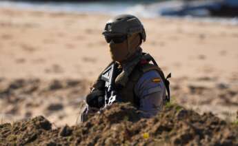 Imagen de una exhibición militar organizada por la Armada Española y la OTAN. Foto: Francisco J. Olmo / Europa Press 28/3/2025