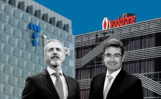 Marc Murtra, presidente de Telefónica, y José Miguel García, CEO de Vodafone España