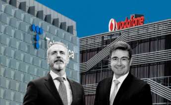 Marc Murtra, presidente de Telefónica, y José Miguel García, CEO de Vodafone España