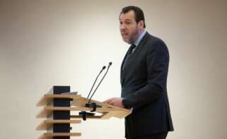 El ministro de Transportes y Movilidad Sostenible, Óscar Puente, a 6 de marzo de 2025, en Madrid (España).