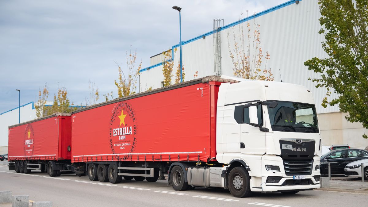 Duotráiler de Damm. Foto: Damm.