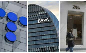 BBVA. Telefónica- Zara.