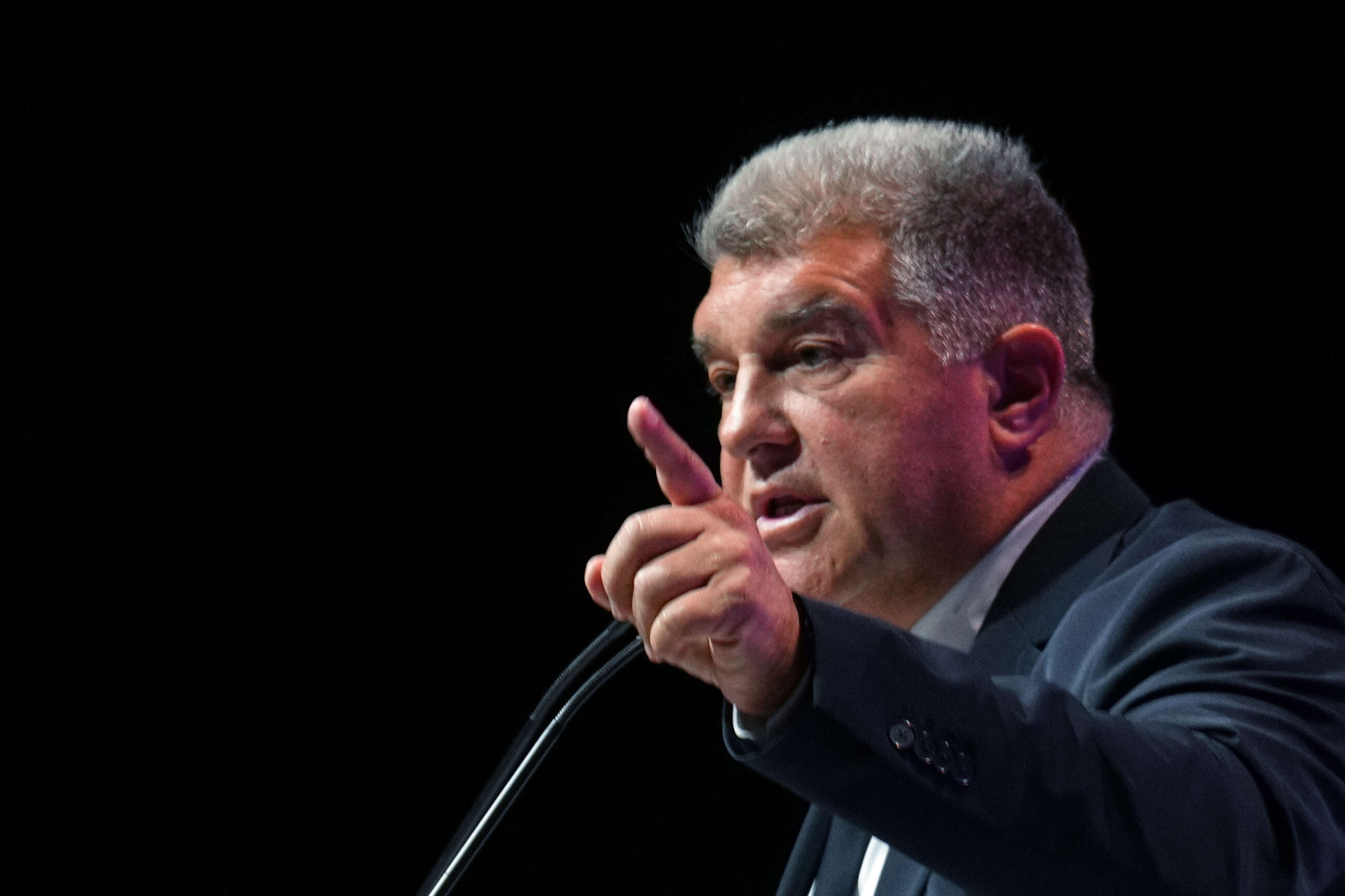 Joan Laporta, presidente del Barça