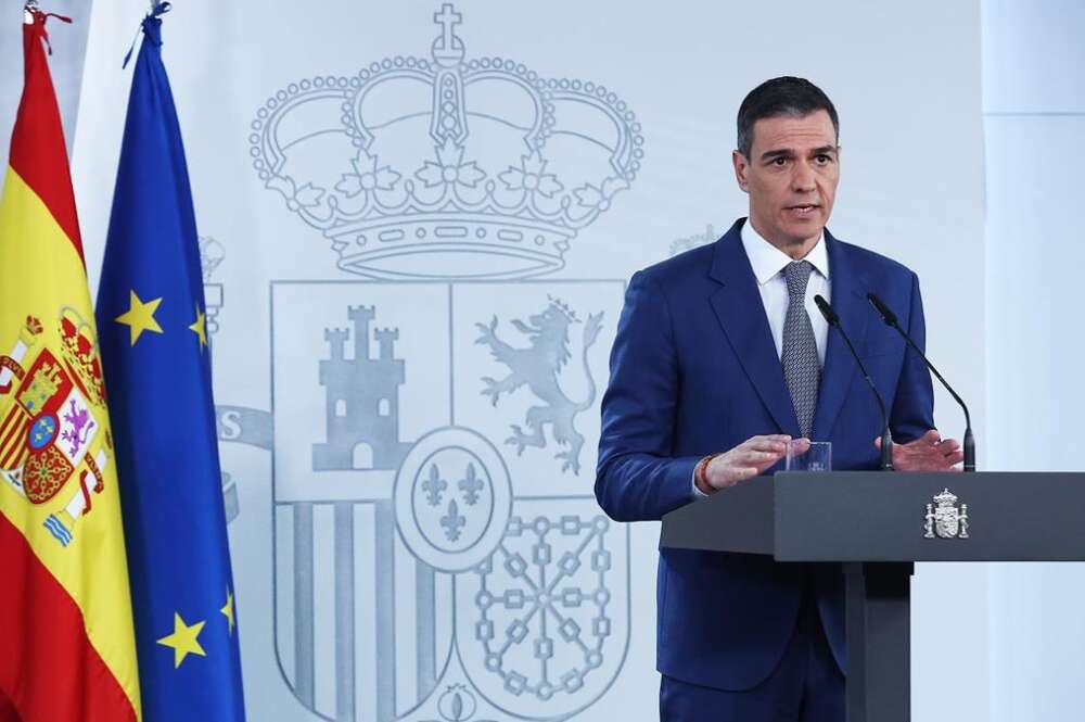 El presidente del Gobierno, Pedro Sánchez, en su segunda comparecencia frente al Gran Apagón
