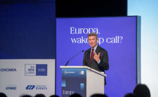 El presidente del PP, Alberto Núñez Feijóo. Foto: Cercle d'Economia. Sabadell.