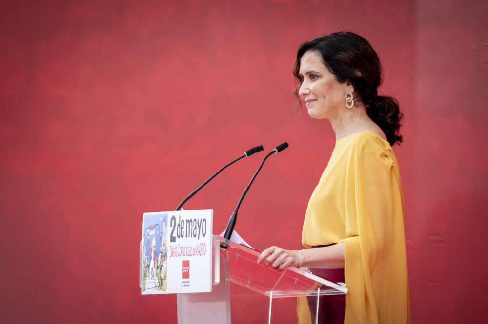 La presidenta de la Comunidad de Madrid, Isabel Díaz Ayuso.