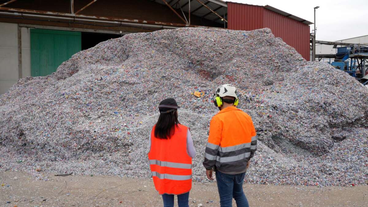 planta de reciclaje TorrePET en Torremejía, Badajoz. Foto: Veolia.