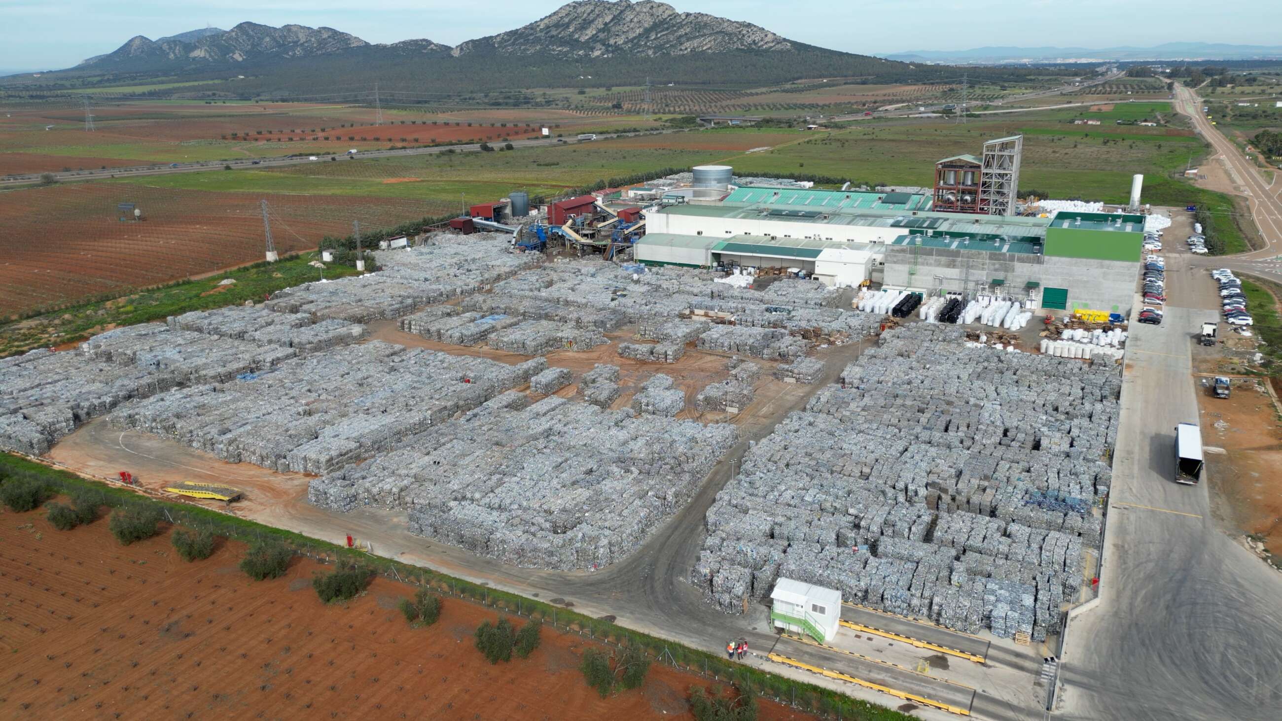 planta de reciclaje TorrePET en Torremejía, Badajoz. Foto: Veolia.
