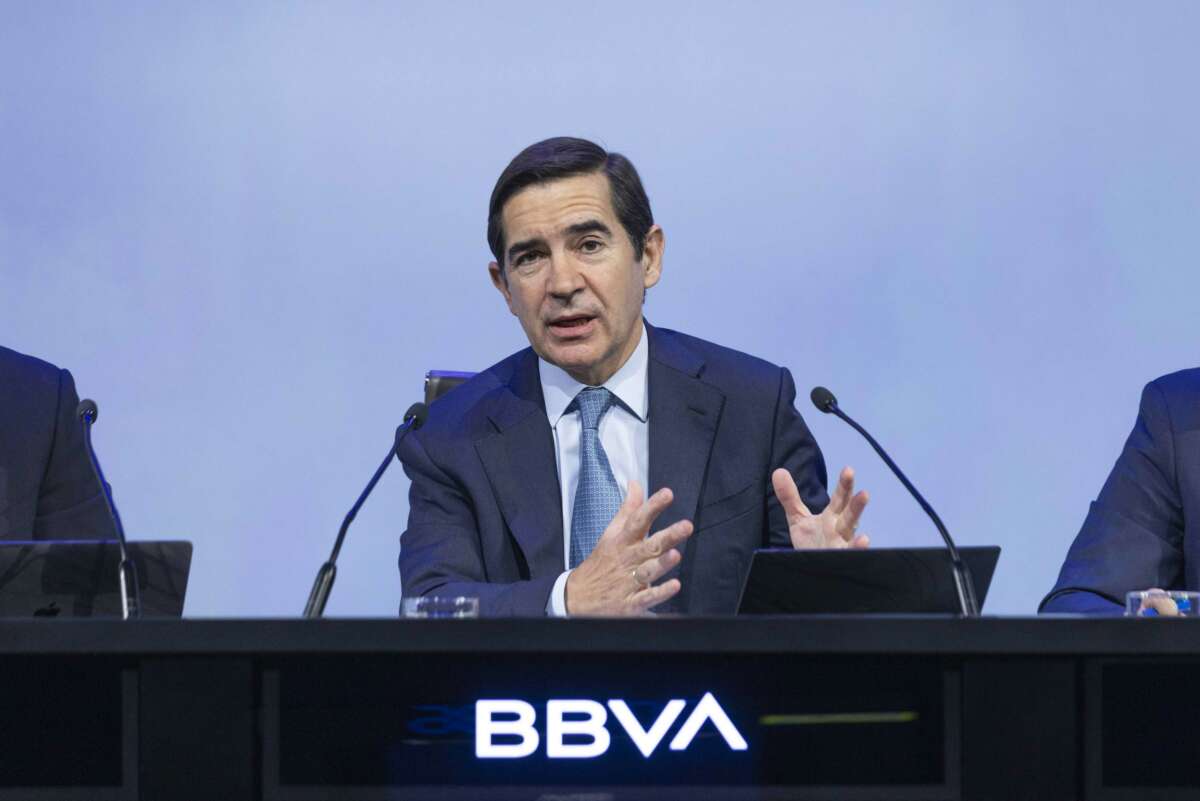 Archivo - El presidente del BBVA, Carlos Torres.