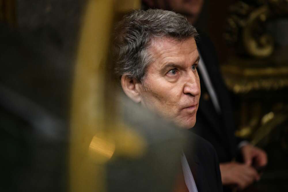 El presidente del Partido Popular, Alberto Núñez Feijóo. Foto: Europa Press.