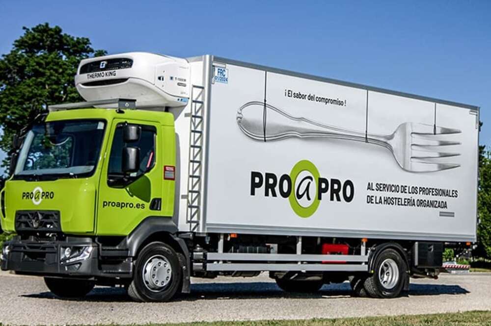 Uno de los camiones de Pro à Pro