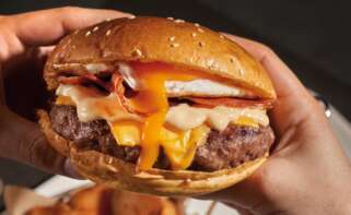 Una de las hamburguesas de Goiko