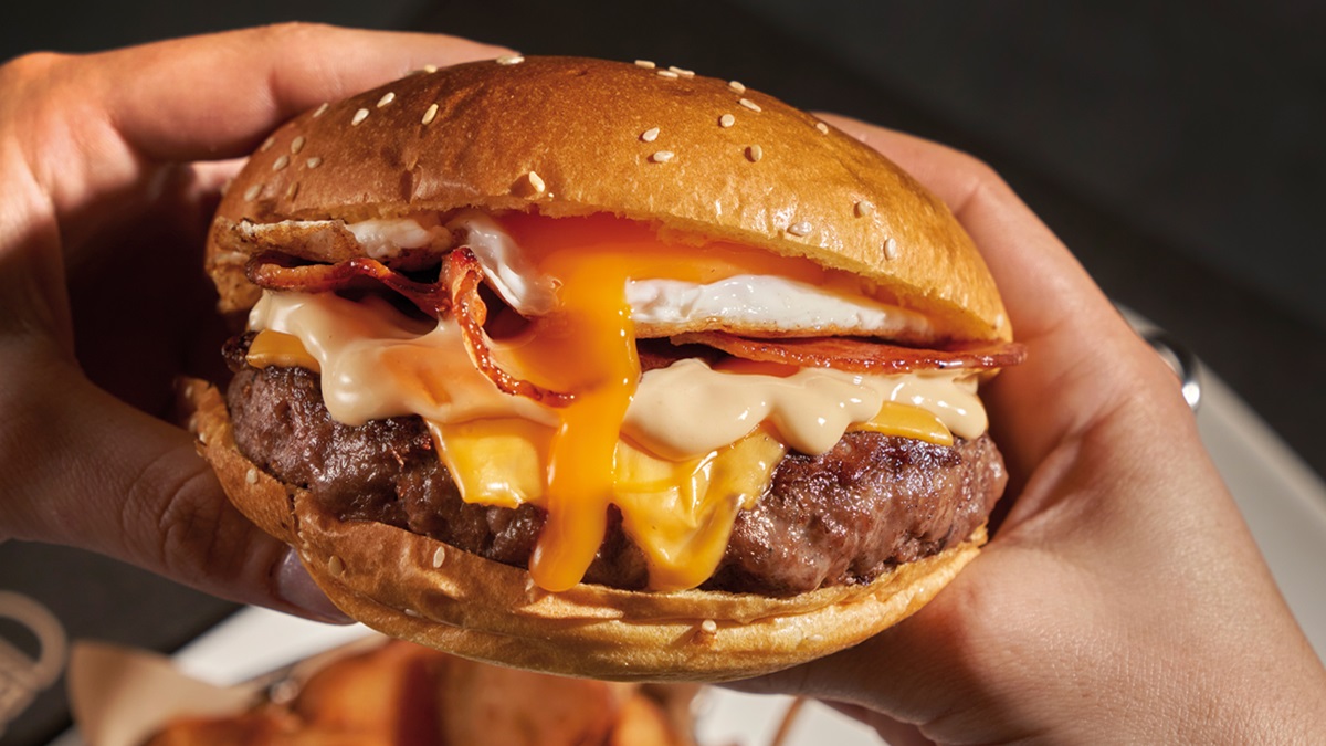 Una de las hamburguesas de Goiko