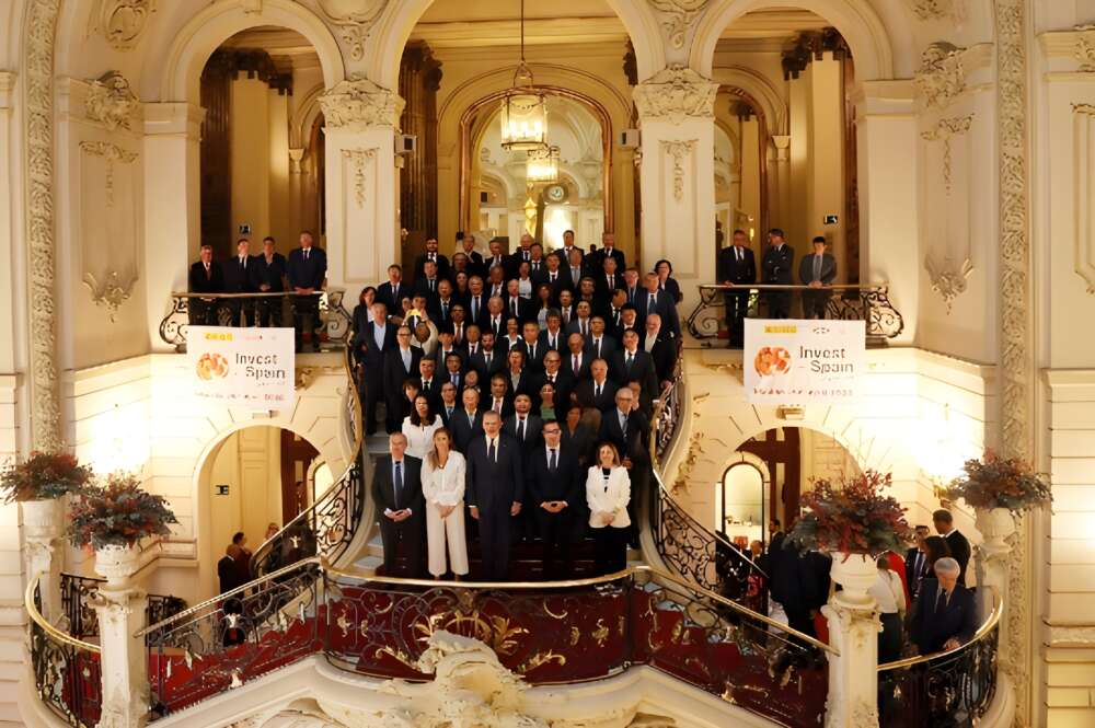 Foro internacional Invest in Spain Summit, que reunió a representantes de 80 multinacionales como Ford, Volkswagen o Netflix en el Real Casino de Madrid.