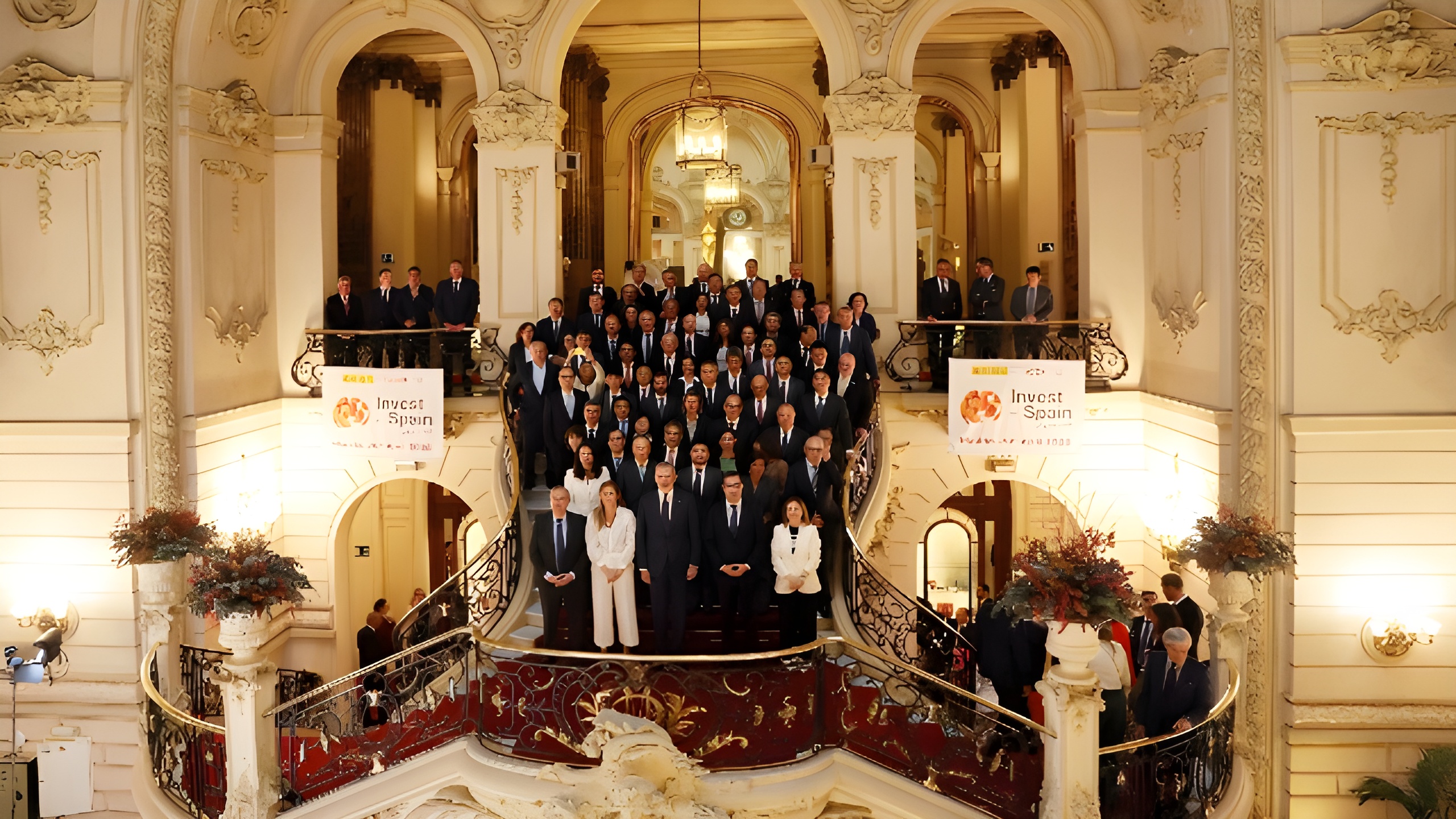 Foro internacional Invest in Spain Summit, que reunió a representantes de 80 multinacionales como Ford, Volkswagen o Netflix en el Real Casino de Madrid.
