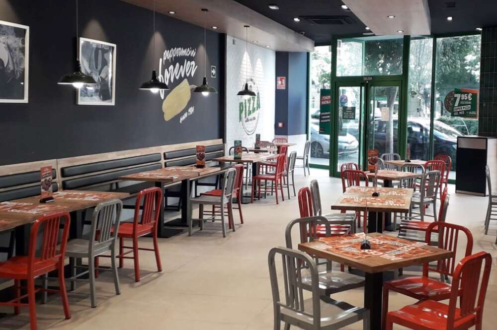 Una pizzería de Papa John's