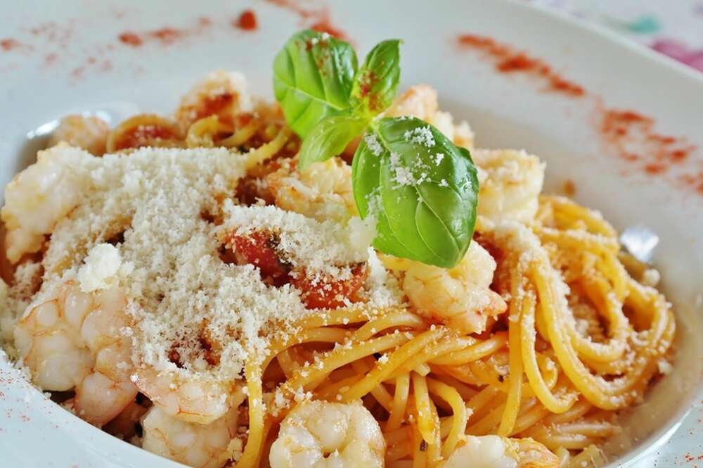 Un plato de espagueti
