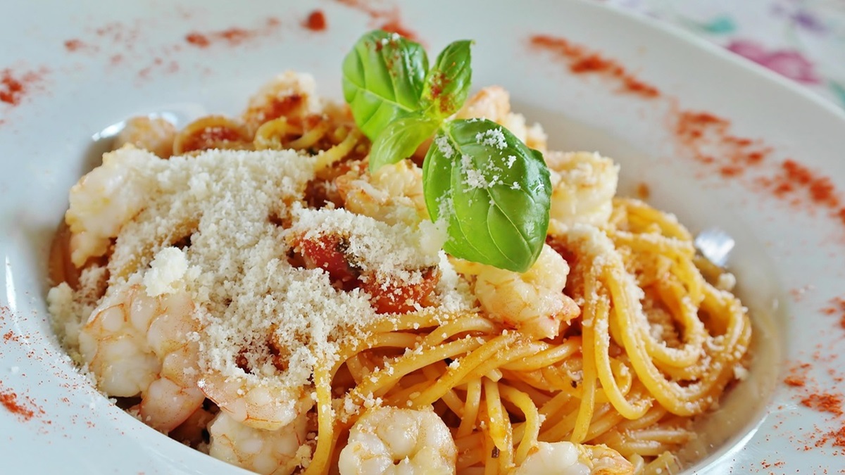 Un plato de espagueti