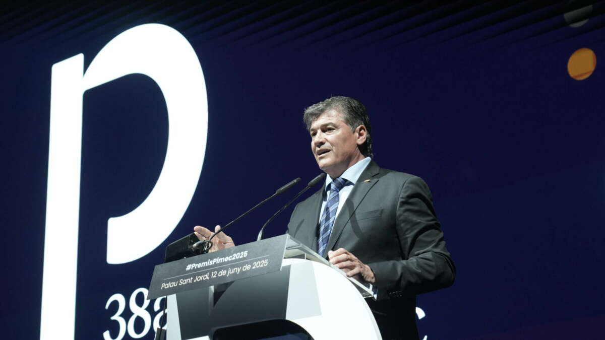 El presidente de Pimec, Antoni Cañete. Foto: Pimec. Banco de España.