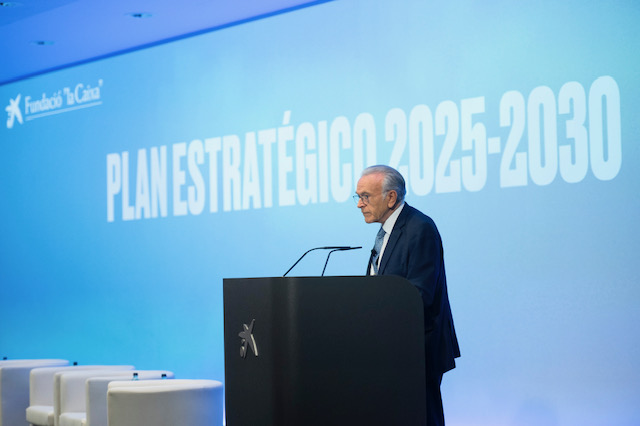 Presentación del plan estratégico de Criteria Caixa. Foto: Criteria Caixa.