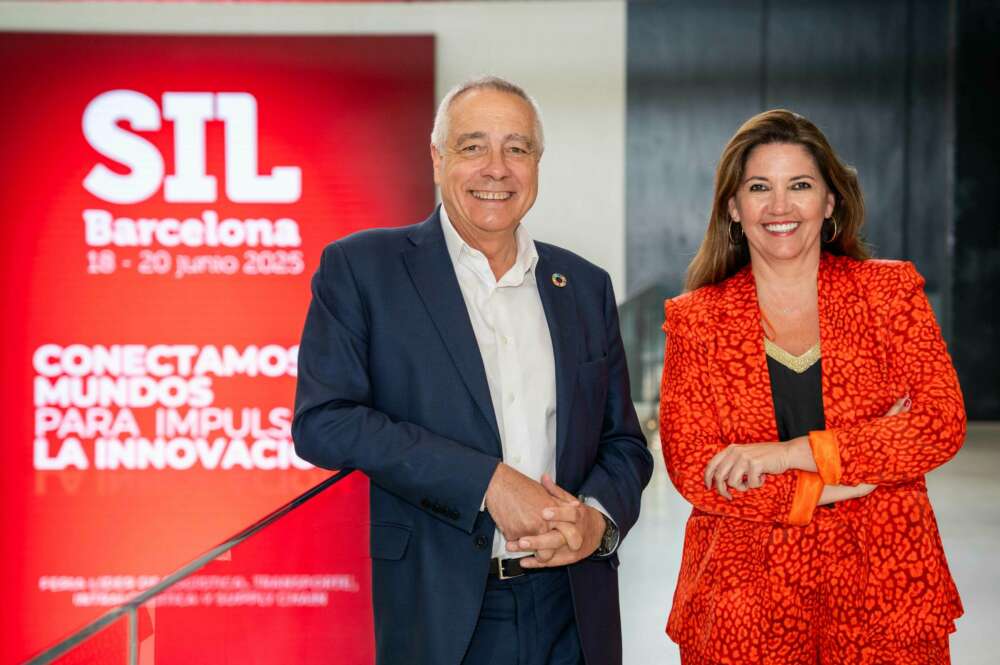 la directora general del CZFB y del SIL, Blanca Sorigué, y el delegado especial del Estado en el CZFB y presidente del SIL, Pere Navarro. Foto: CZFB.