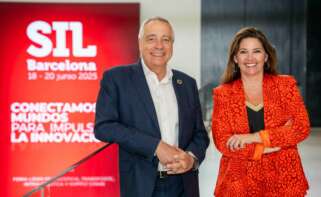 la directora general del CZFB y del SIL, Blanca Sorigué, y el delegado especial del Estado en el CZFB y presidente del SIL, Pere Navarro. Foto: CZFB.