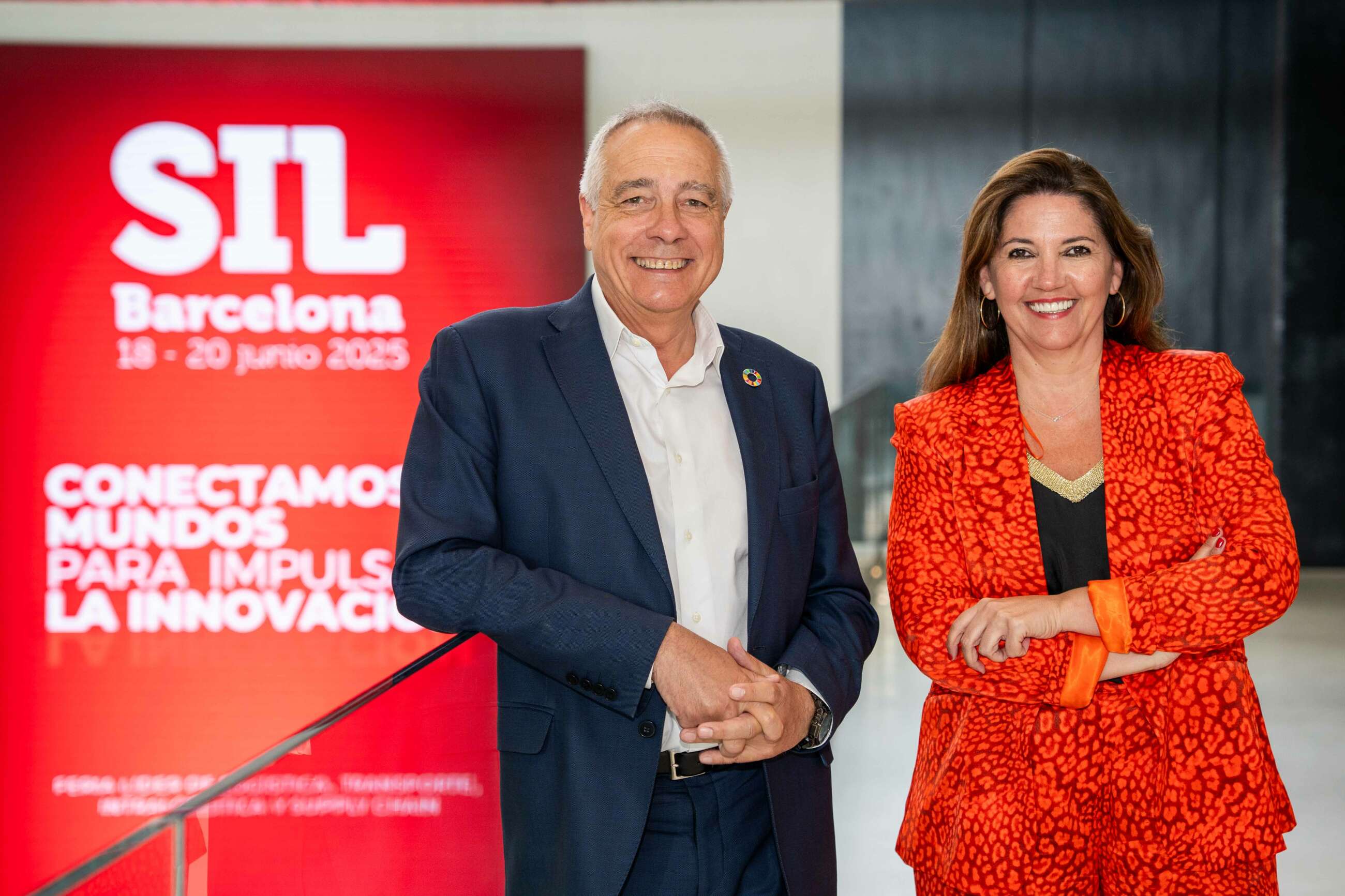 la directora general del CZFB y del SIL, Blanca Sorigué, y el delegado especial del Estado en el CZFB y presidente del SIL, Pere Navarro. Foto: CZFB.