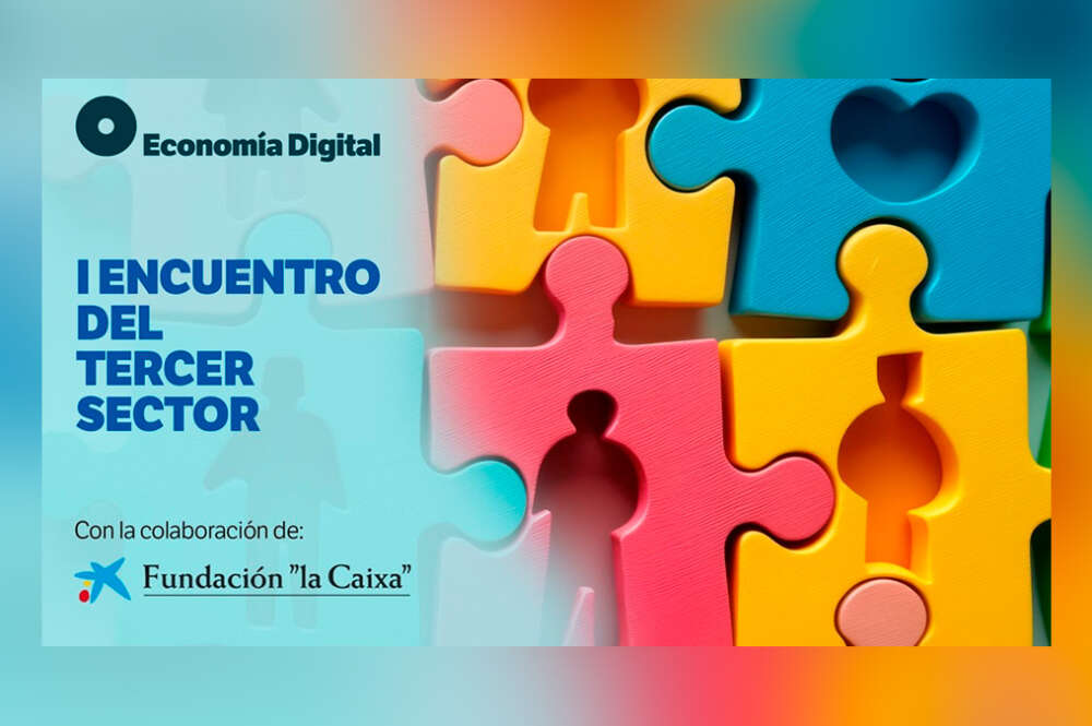 El cartel del I Encuentro del Tercer Sector por ED. Foto: ED