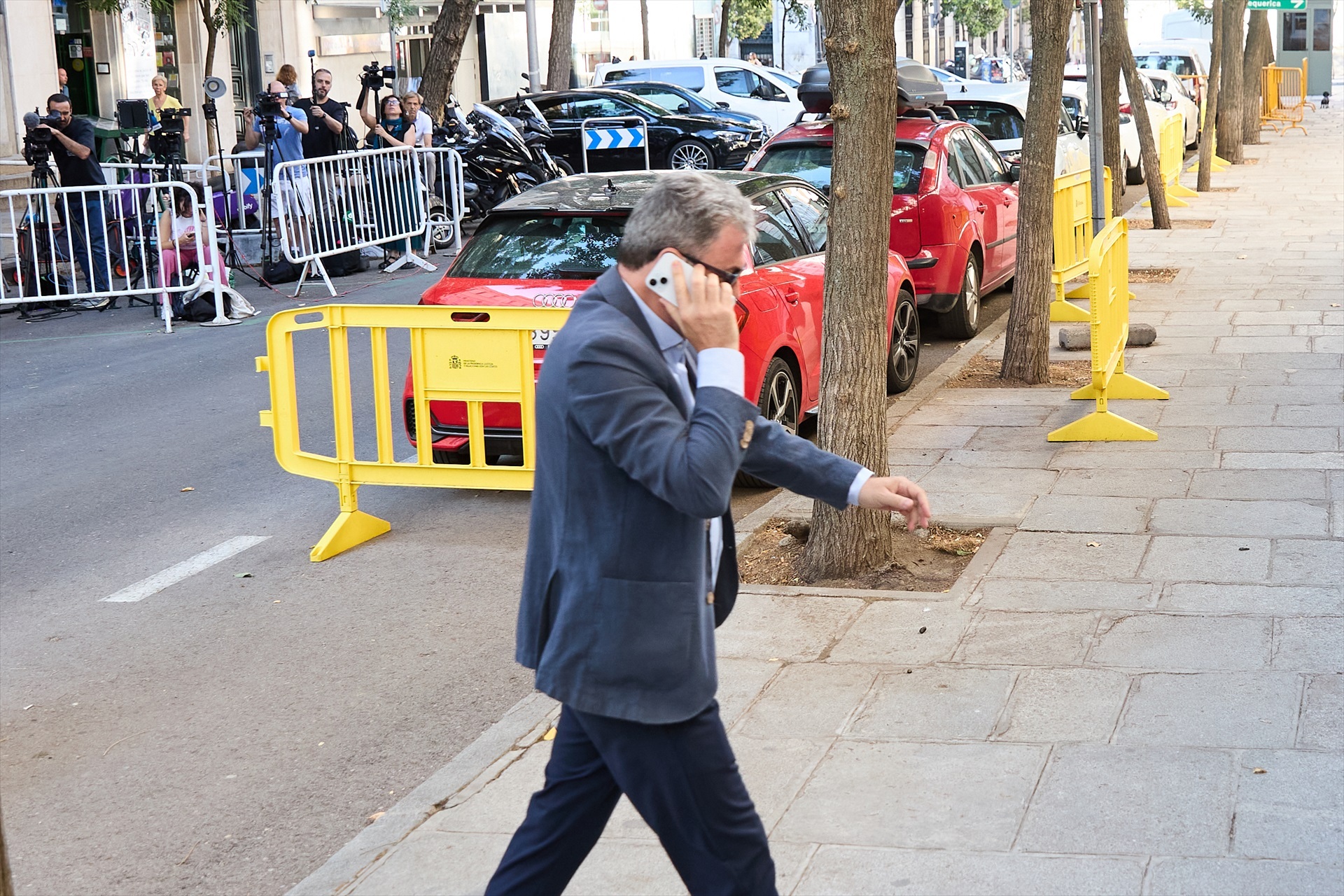 El administrador único de Servinaba Antxon Alonso a su llegada al Tribunal Supremo, a 7 de julio de 2025, en Madrid (España).