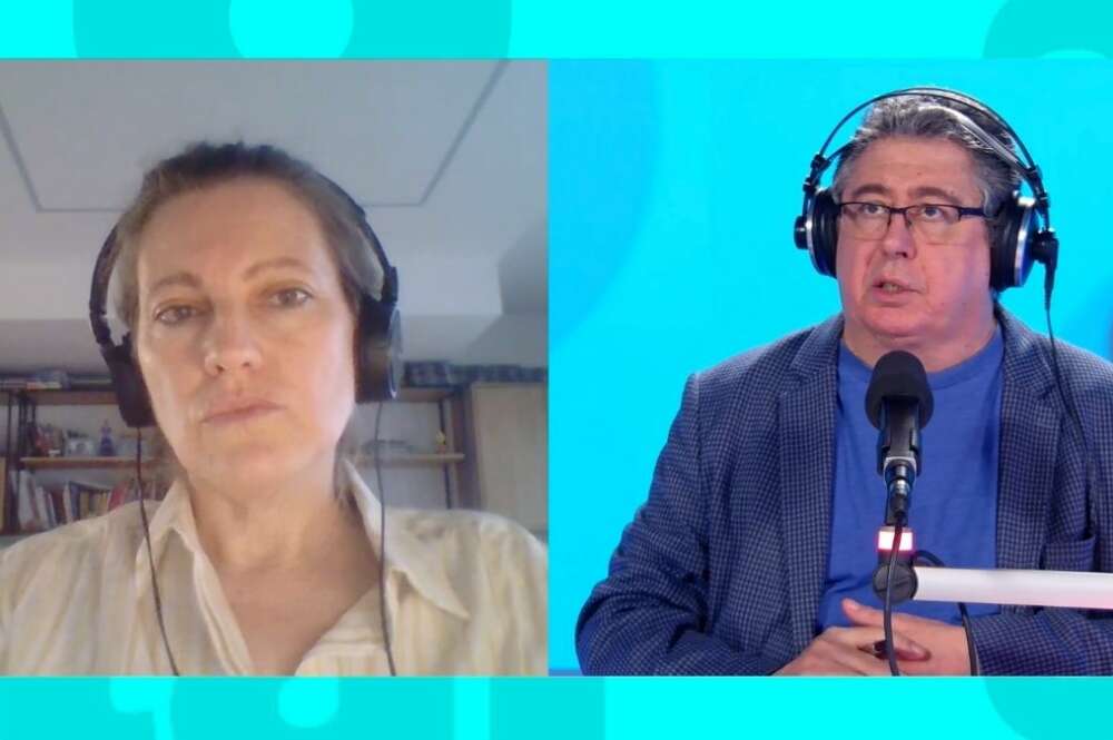 Doctora Delia Reina y Ricardo Aparicio