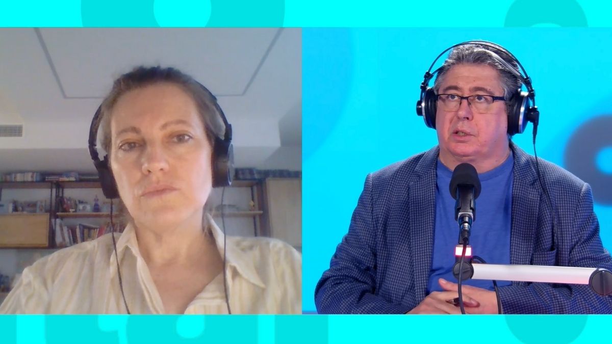 Doctora Delia Reina y Ricardo Aparicio