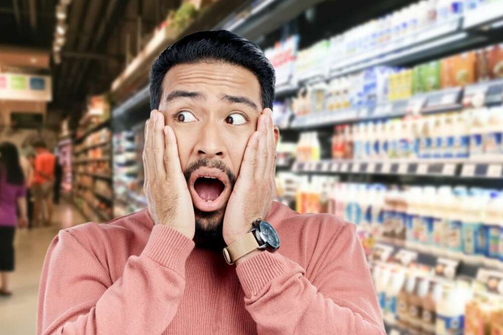 Leche. Supermercados.