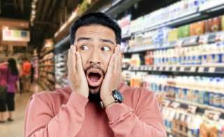 Leche. Supermercados.
