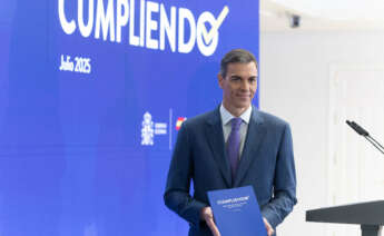(Foto de ARCHIVO) El presidente del Gobierno, Pedro Sánchez, comparece ante los medios de comunicación para hacer balance del curso político, a 28 de julio de 2025, en Madrid (España). Eduardo Parra / Europa Press 28/7/2025