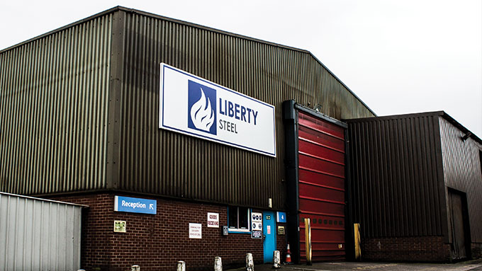 Una fábrica de Liberty Steel. Foto: Liberty Steel. Quiebra.