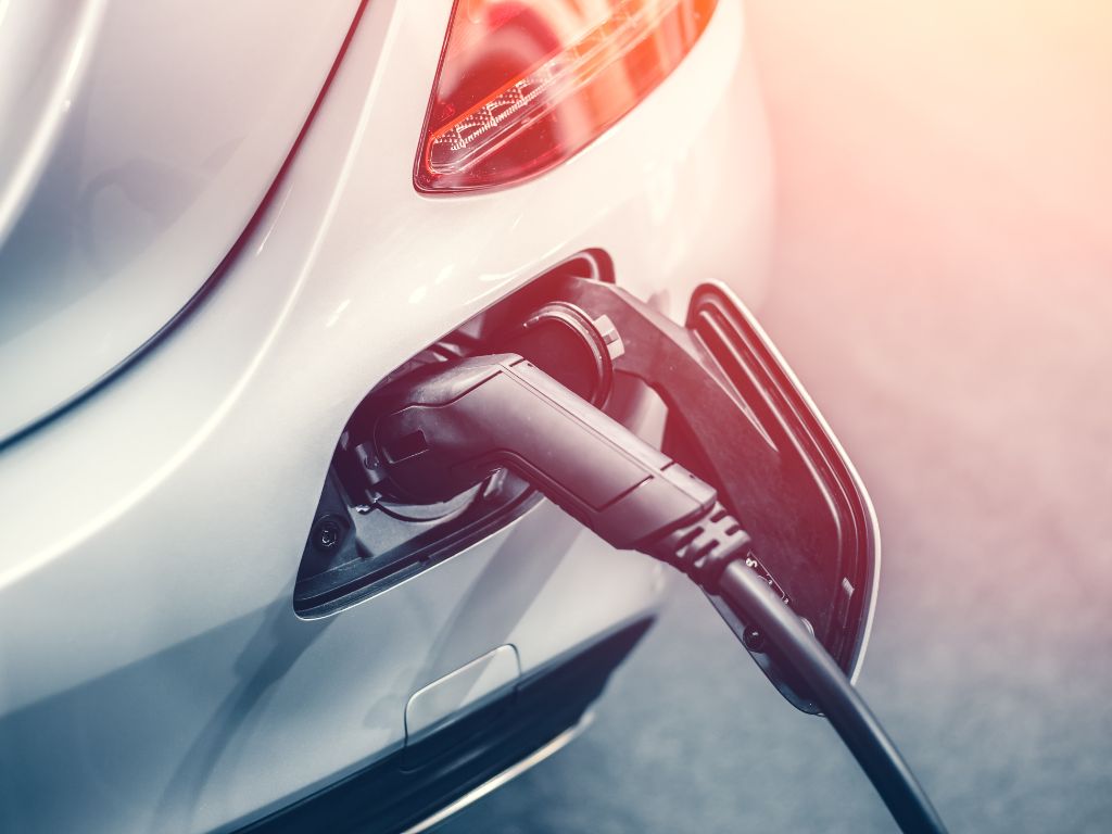 Un carregador d'un vehicle elèctric. Foto: Generalitat de Catalunya.