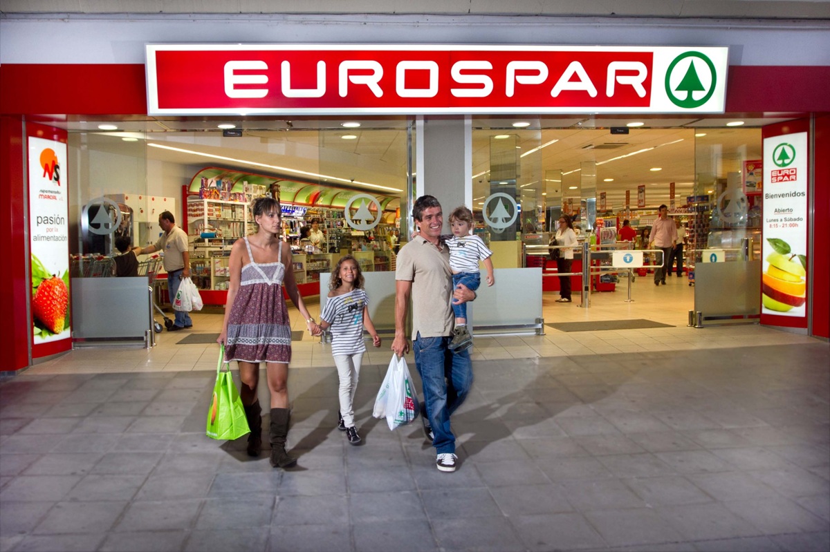 Un supermercado Spar en Lanzarote